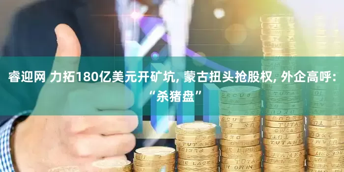 睿迎网 力拓180亿美元开矿坑, 蒙古扭头抢股权, 外企高呼: “杀猪盘”