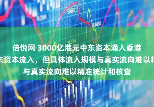 倍悦网 3000亿港元中东资本涌入香港？调查：有中东资本流入，但具体流入规模与真实流向难以精准统计和核查
