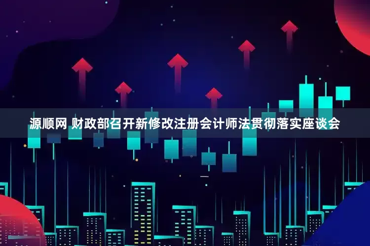 源顺网 财政部召开新修改注册会计师法贯彻落实座谈会
